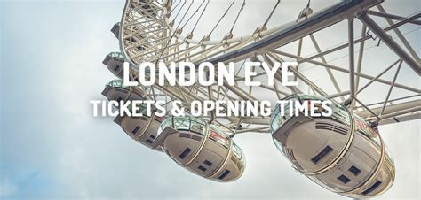 Opening Times and tickets .